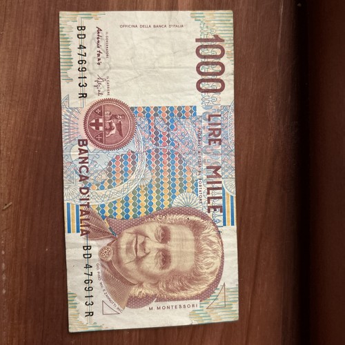 Banconota mille 1000 - mille, lire