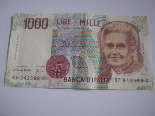 Italy 1000 lire fazio - fazio, &