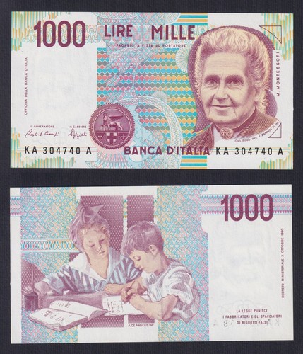 Banknote italy 1000 - banknote, lire