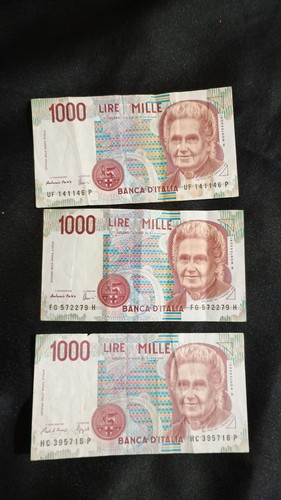 Set 1000 lire - set, 3,