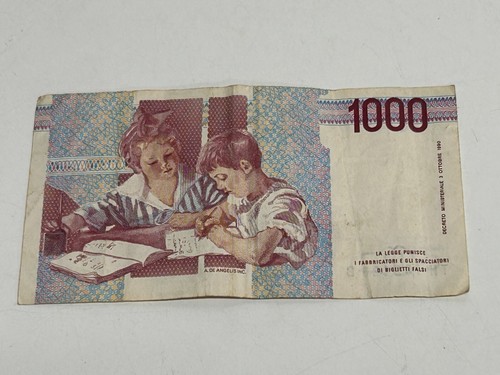1,000 lire thousand lire 1000