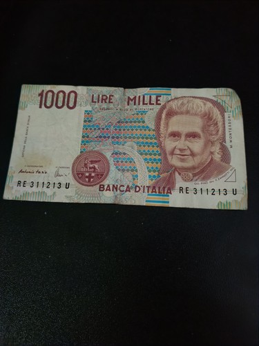 1000 lire montessori - , 1990